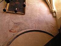 France, Isere, Cremieu, Eglise des Augustins, fresque (1)